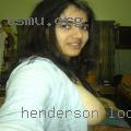 Henderson, looking horny