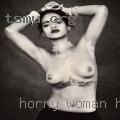Horny woman having